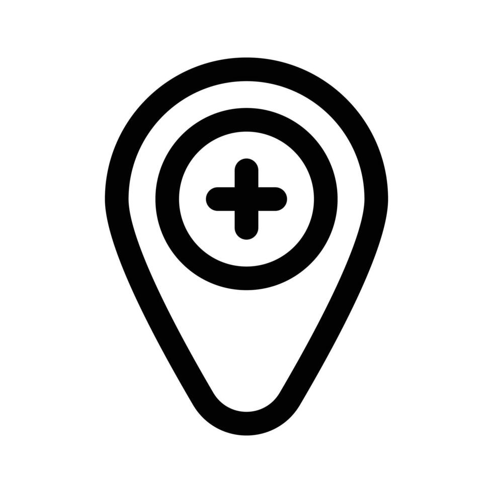 Get this creative icon of add location in editable style vector
