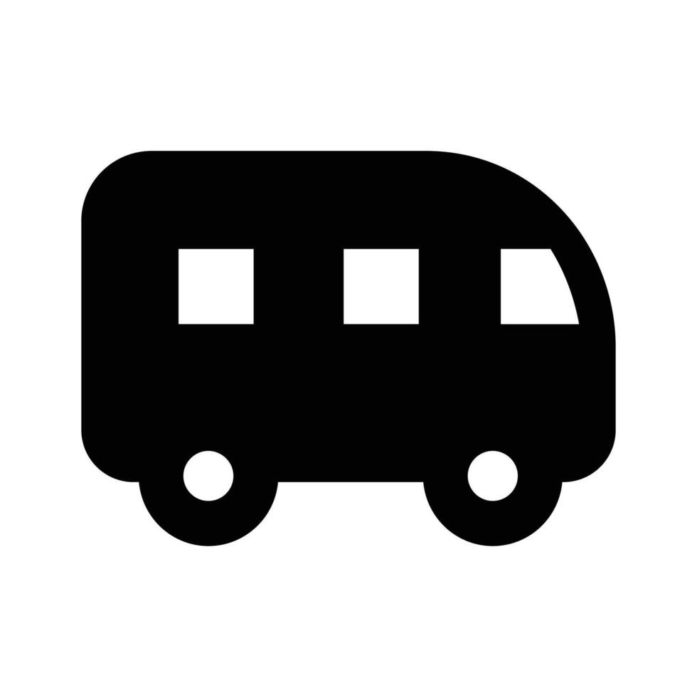 Icon of transportation van in modern style, ready to use icon vector