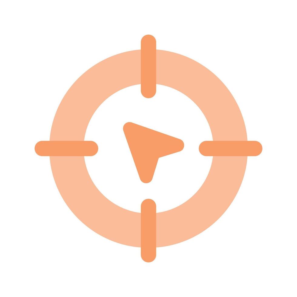 Get this creative icon of location target in editable style vector