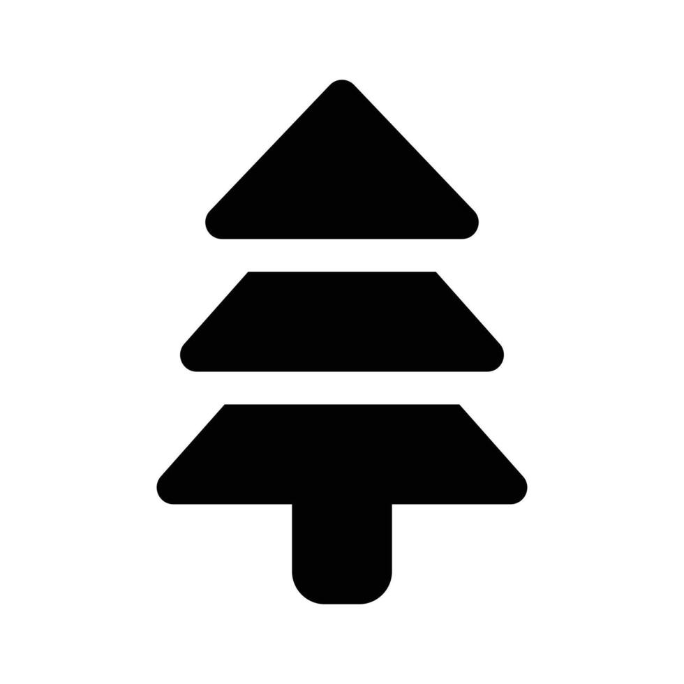 Icon of treen in modern style, ready to use vector