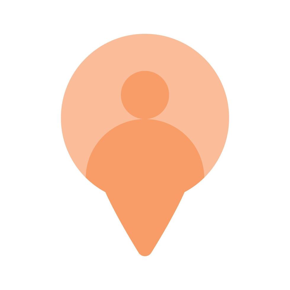 Grab this amazing icon of user location in editable style vector