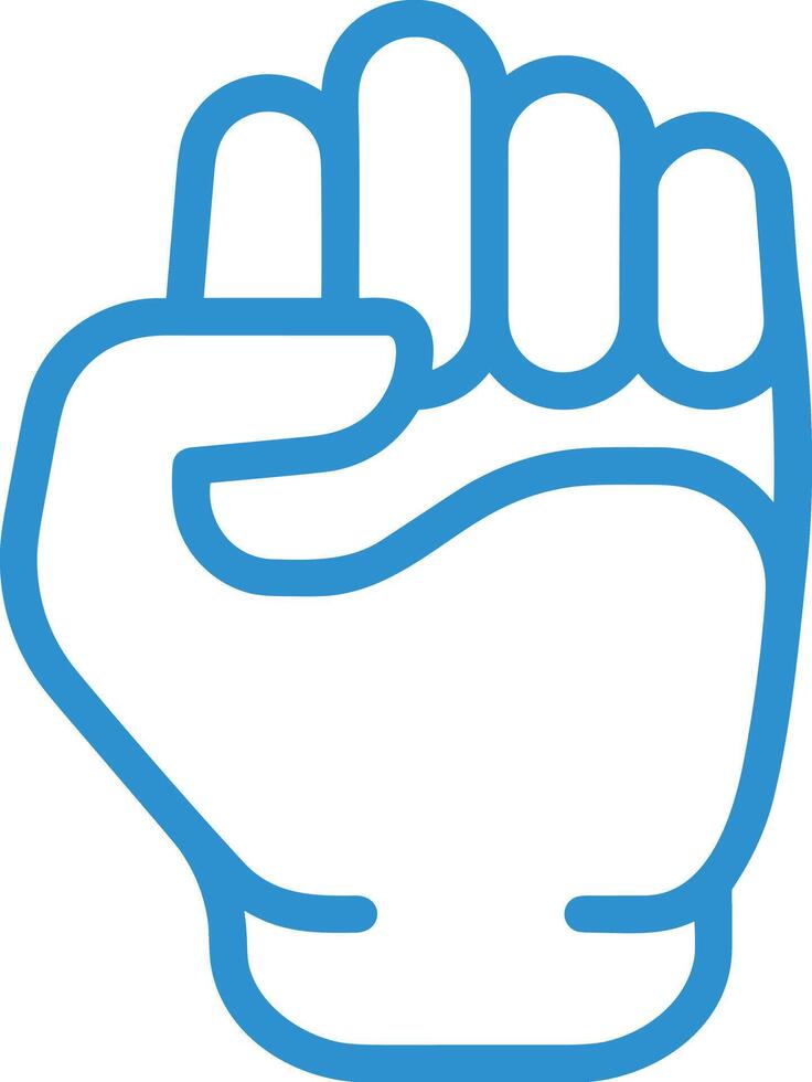 Hand with finger icon symbol image for gesture illustration vector