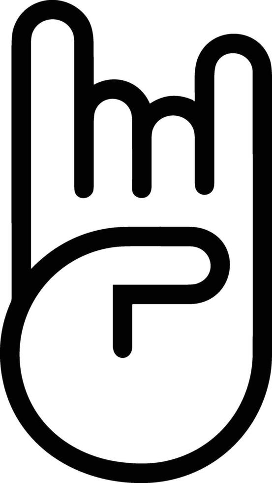 Hand with finger icon symbol image for gesture illustration vector