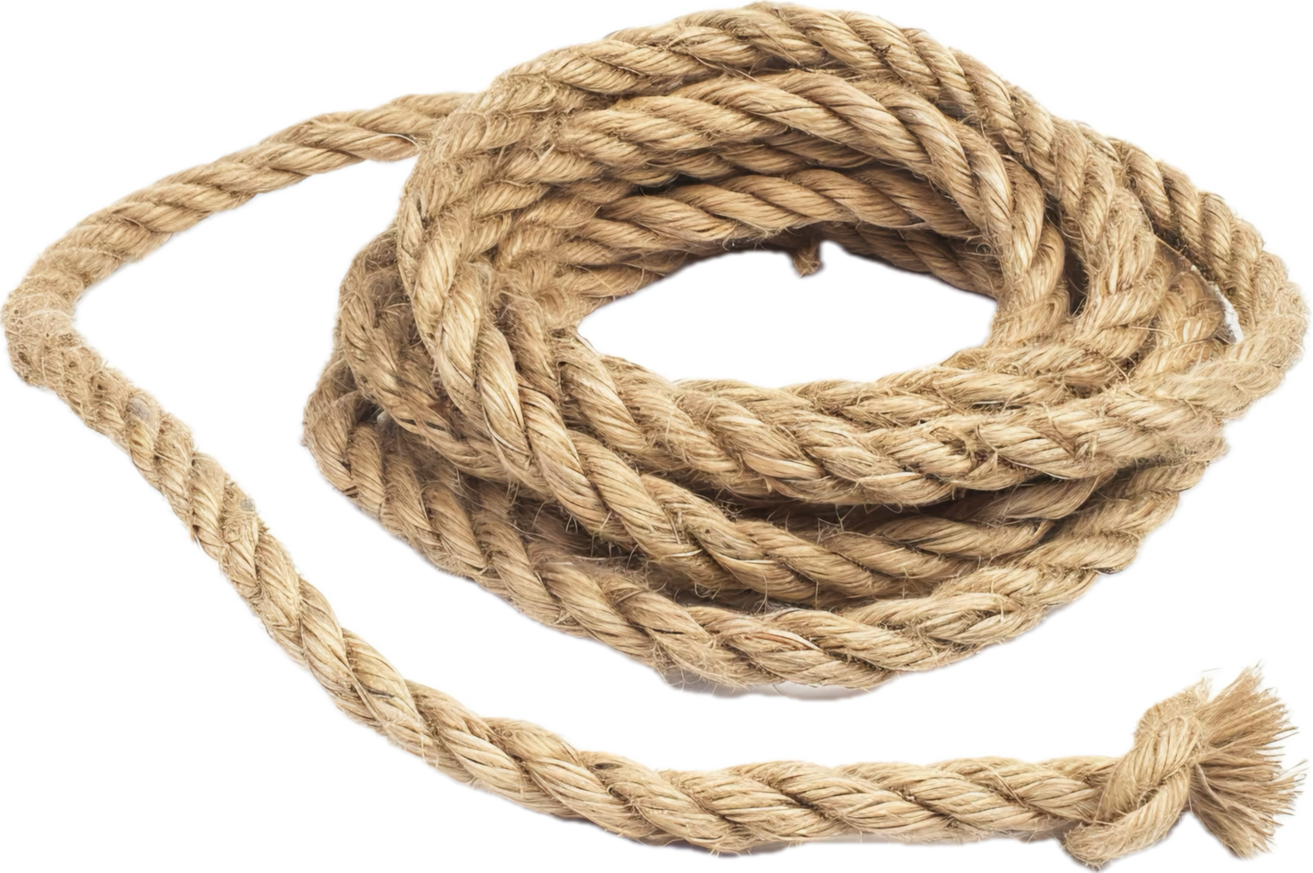 Coiled Thick Natural Fiber Rope. png