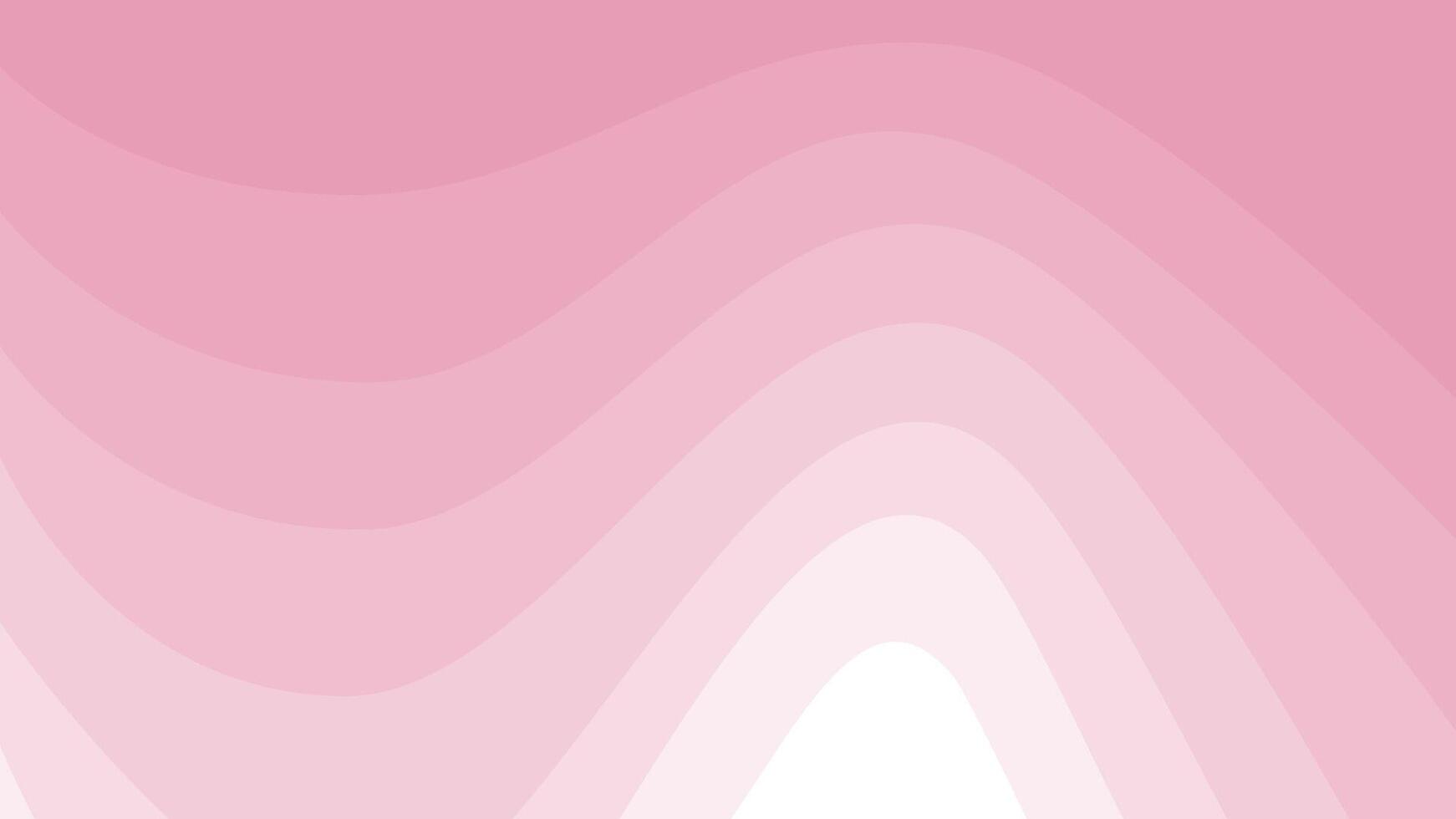 Abstract pink background. Smooth wavy pinkish geometry. Waves and bends. monochrome illustration in flat style vector