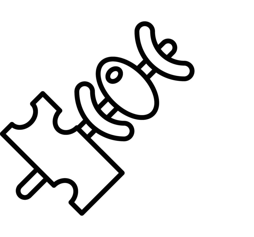 Tapas Line Icon Design vector