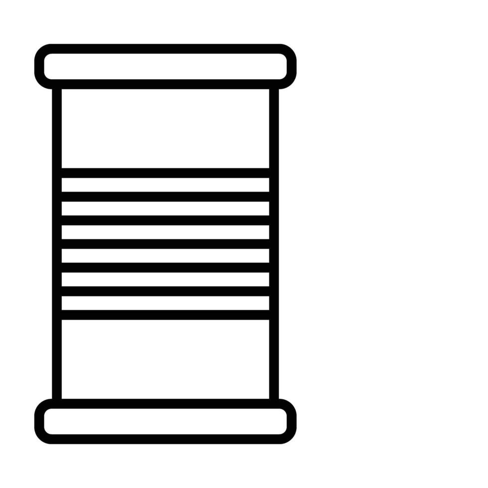 Tin Line Icon Design vector