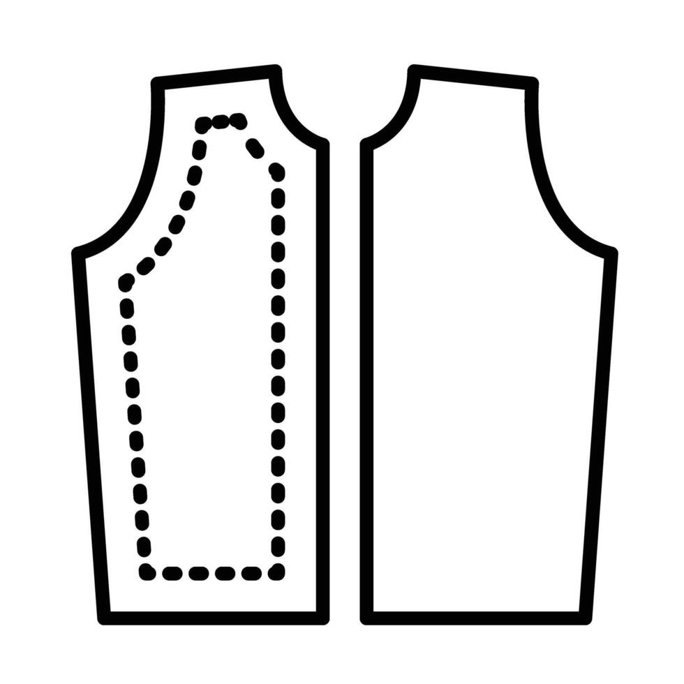 Fabric Line Icon Design vector