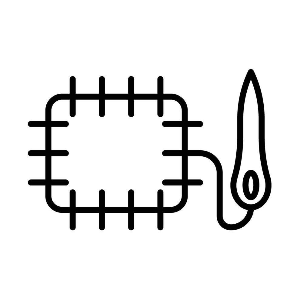 Patch Line Icon Design vector