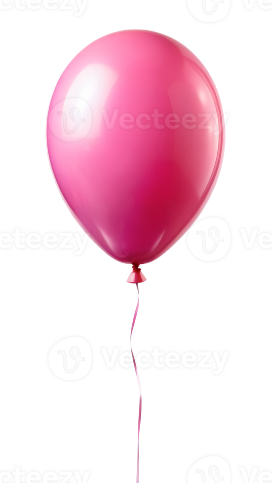 Pink Balloon Floating in Air png