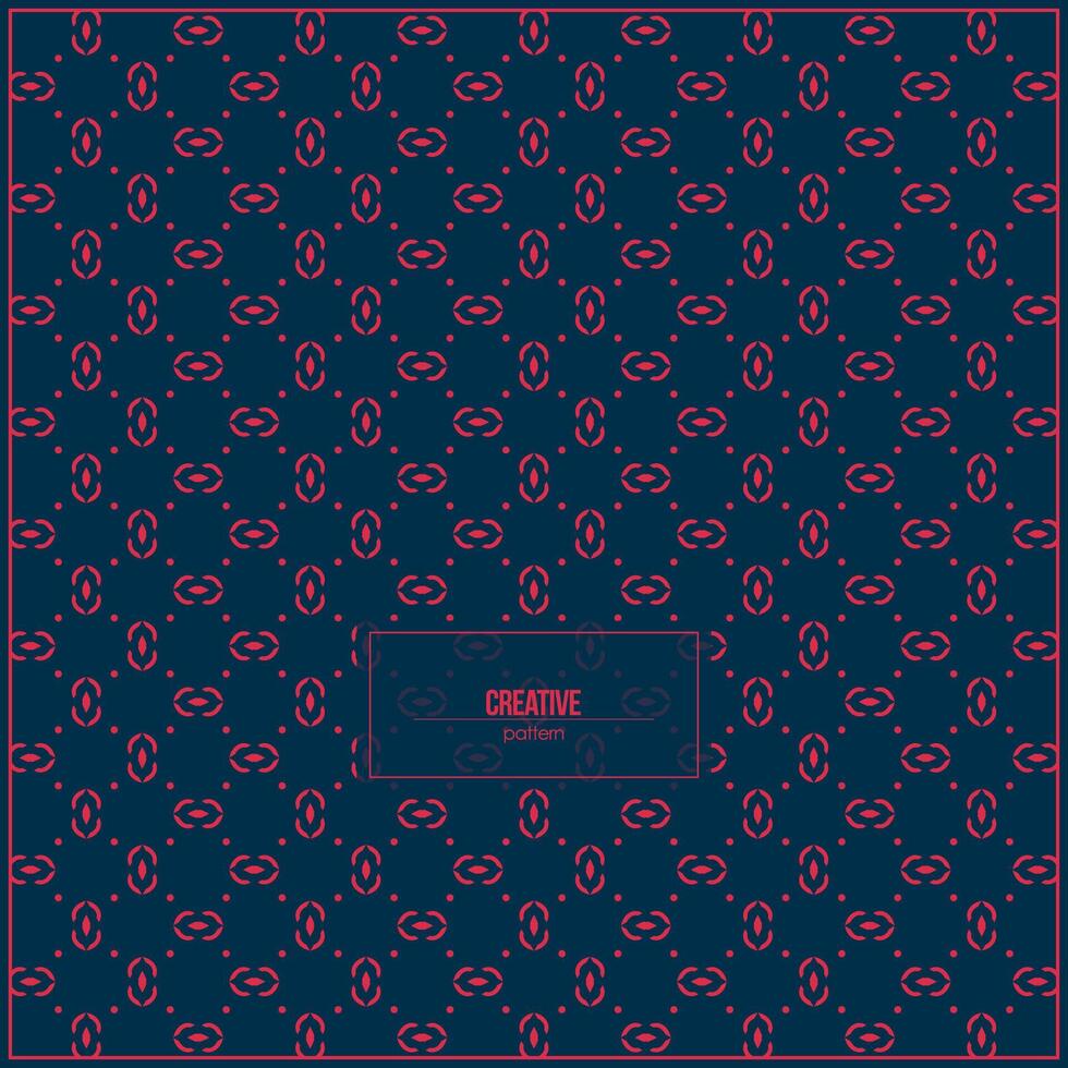 beautiful pattern of simple creative eclipse shape with dark background vector
