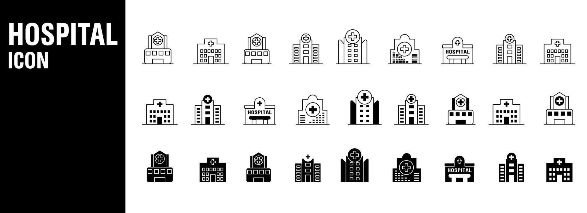 Medical and Healthcare Icons Set Professional Symbols design vector