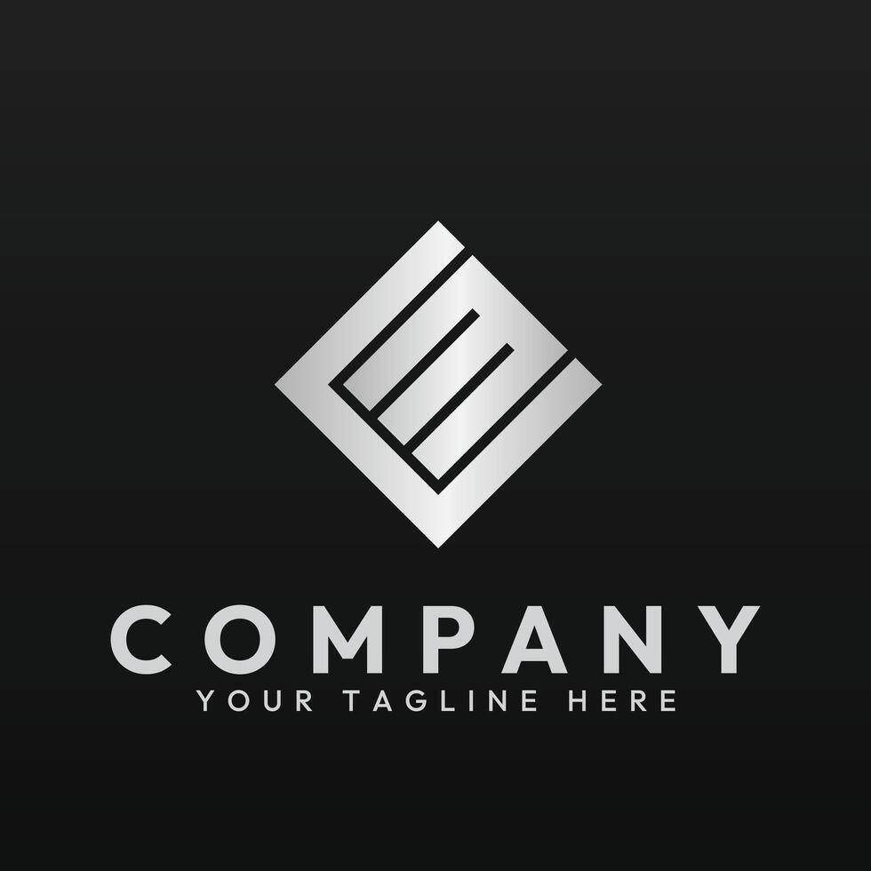 Logo template of letter C and E vector