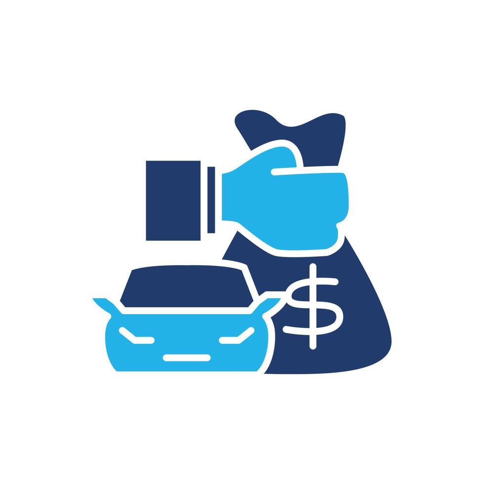 credit vehicle colored icon design good for website and mobile app vector