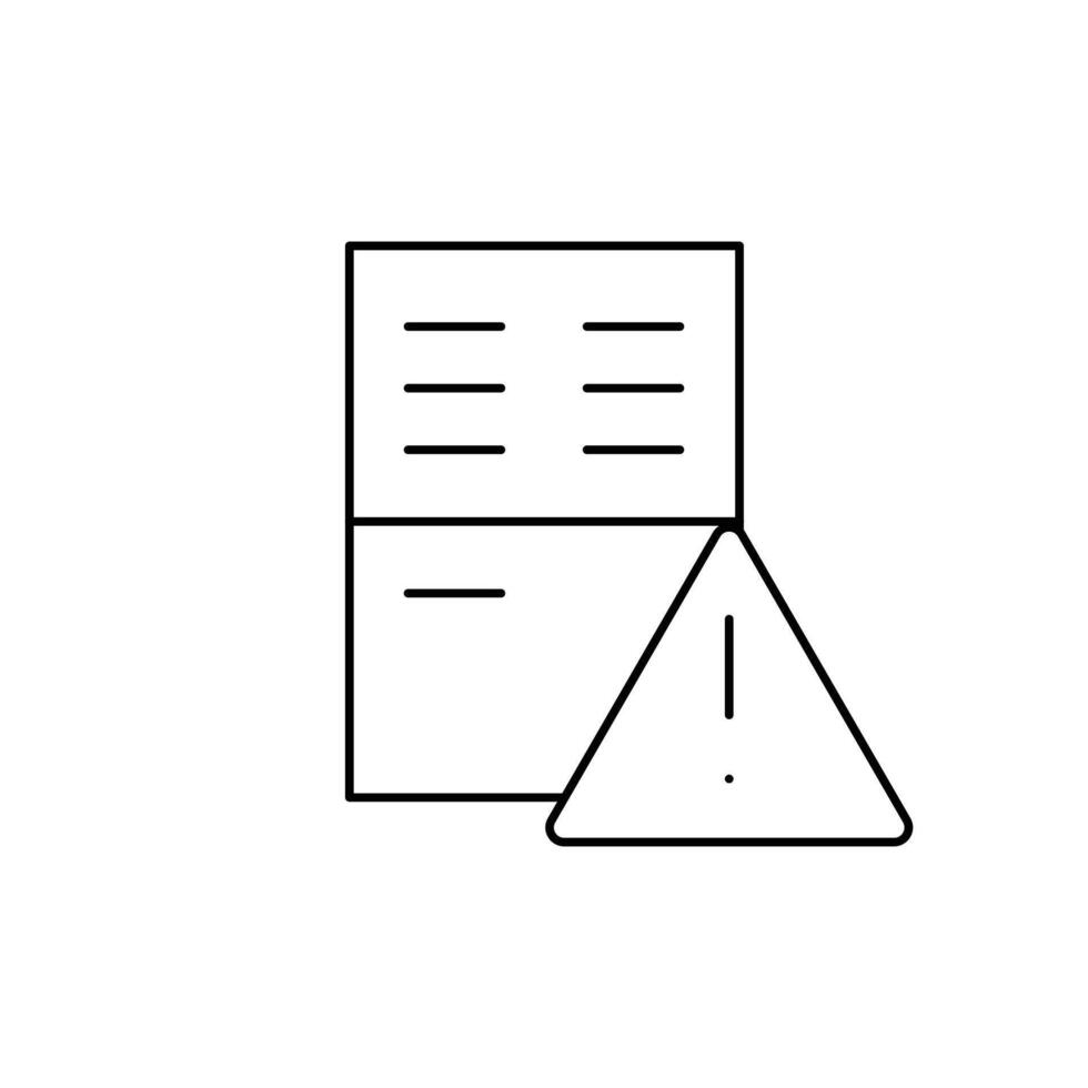 atention for gas station thin outline icon design good for website and mobile app vector
