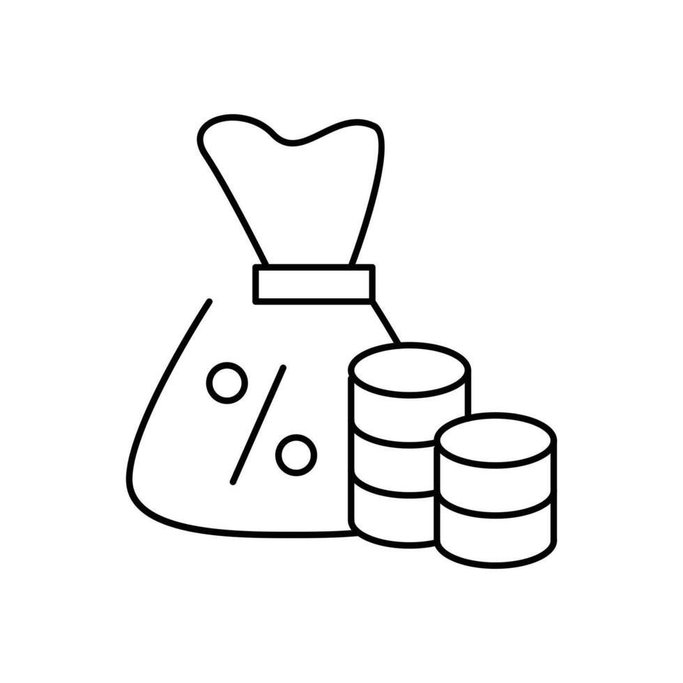 credit payment thin outline icon design good for website and mobile app vector