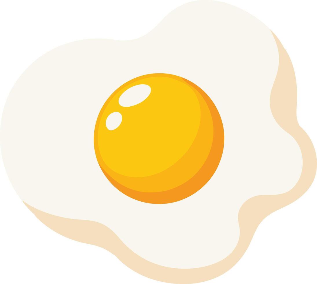 Eye-Catching Fried Egg Art - Enhance Your Breakfast Design Projects vector