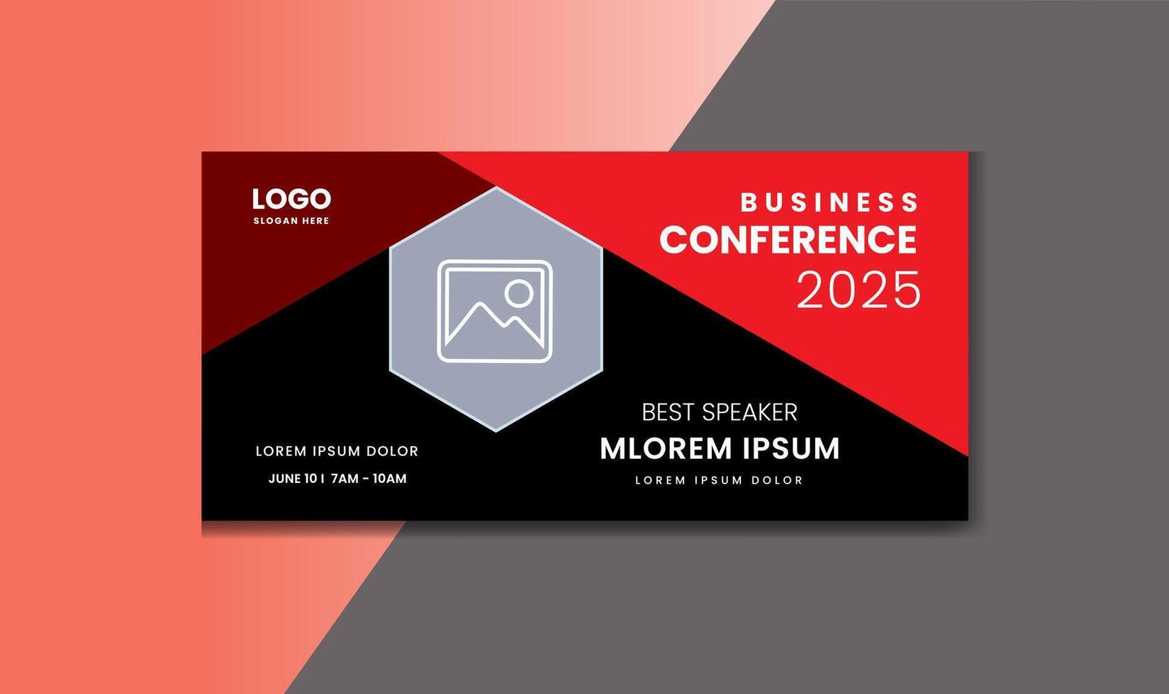 Business Conference Corporate online meeting creative social media Design post template icon vector