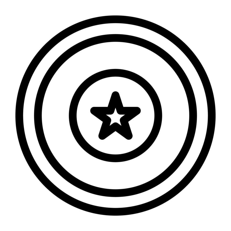 flying disc icon, sign, symbol in line style. illustration vector