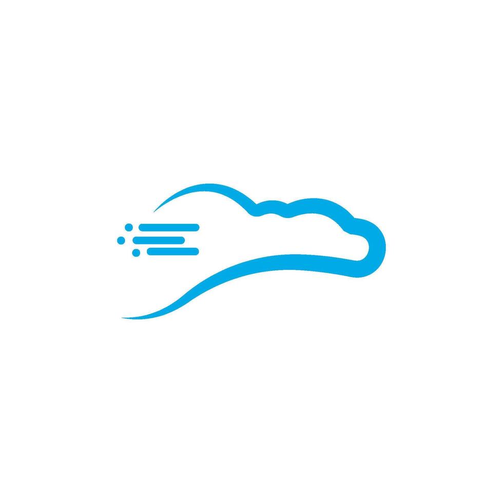 cloud template logo vector