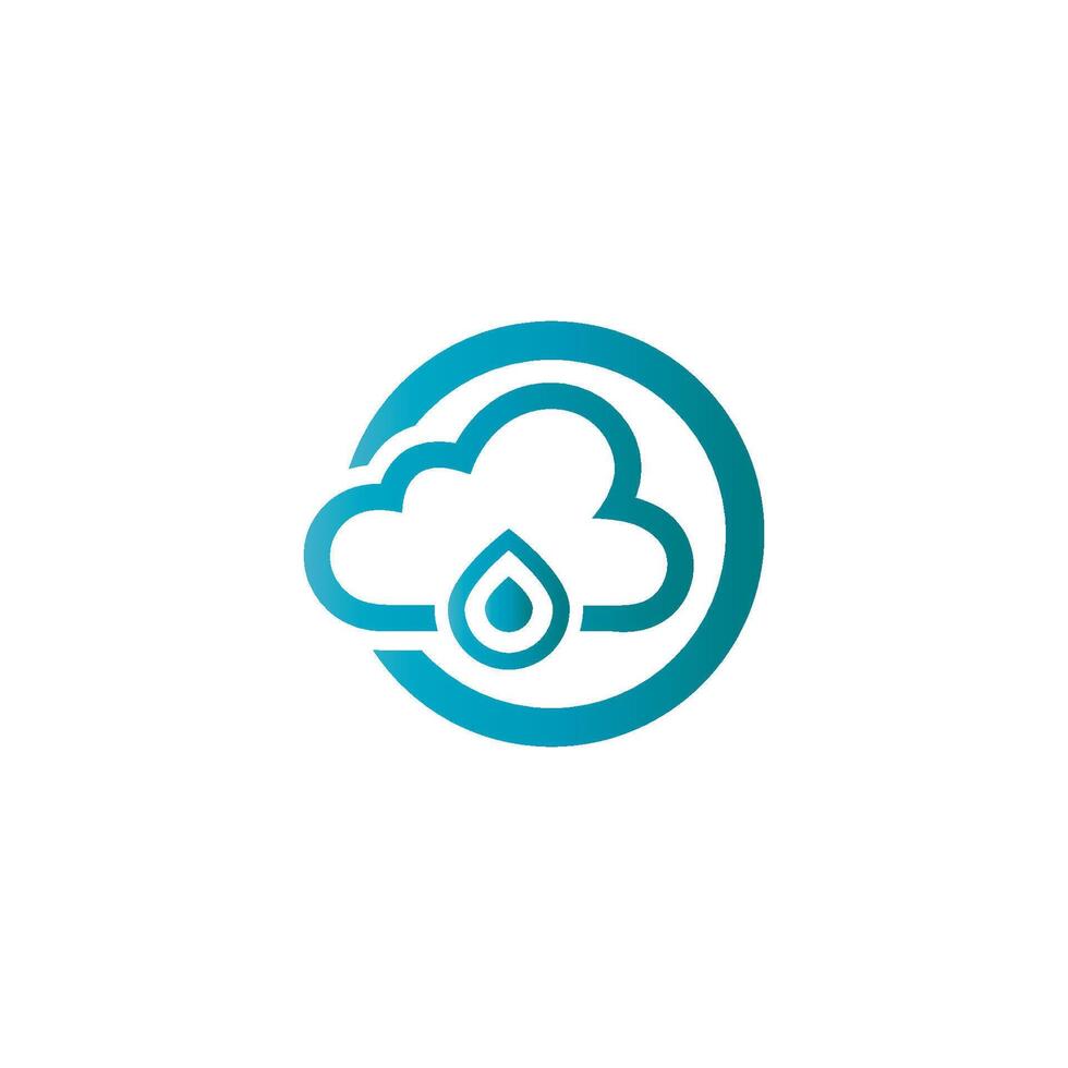 cloud template logo vector