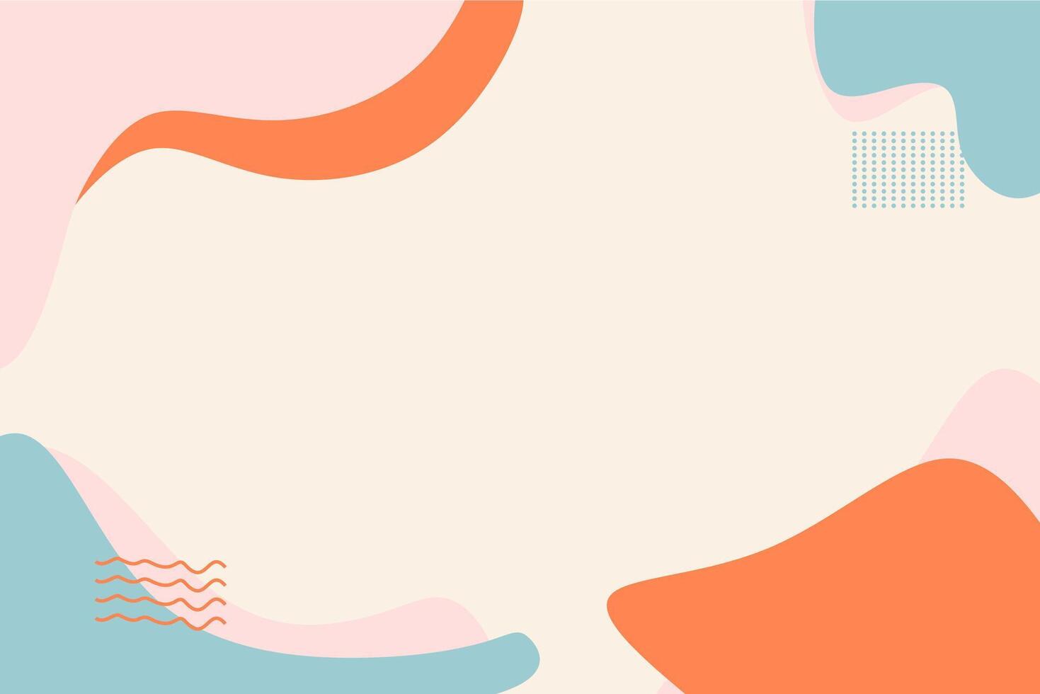 Colorful abstract creative background with trendy style vector