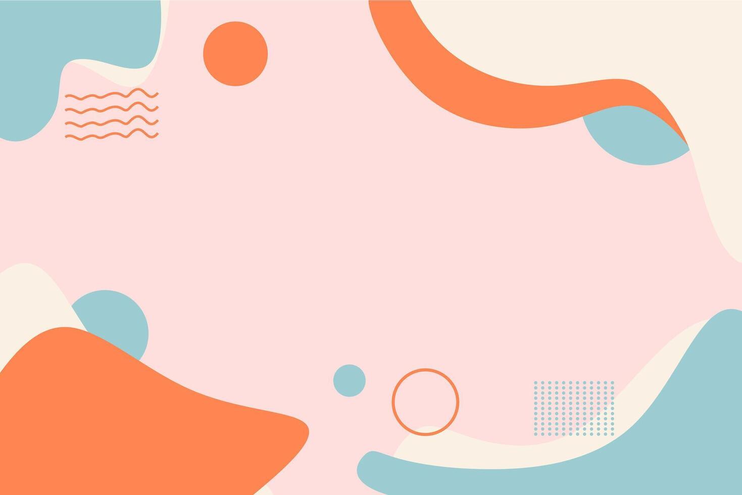 Colorful abstract creative background with trendy style vector