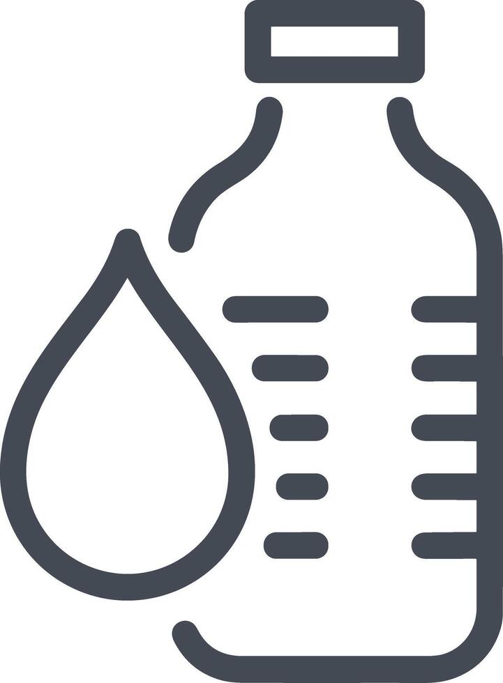 Bottle drink icon symbol image. Illustration of the drink water bottle glass design image vector