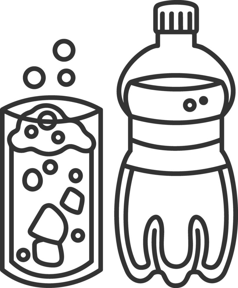 Bottle drink icon symbol image. Illustration of the drink water bottle glass design image vector