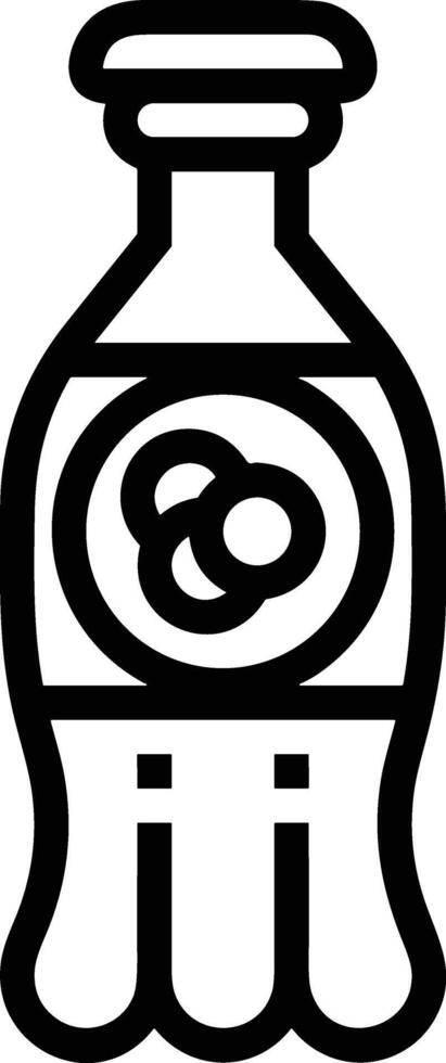 Bottle drink icon symbol image. Illustration of the drink water bottle glass design image vector