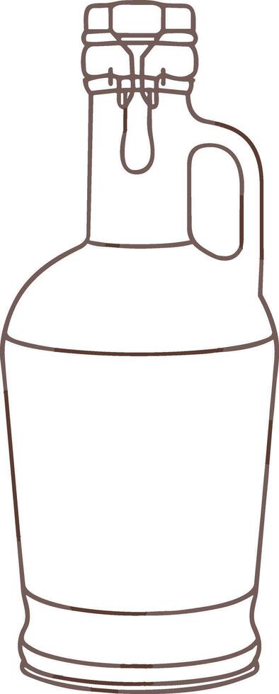 Bottle drink icon symbol image. Illustration of the drink water bottle glass design image vector