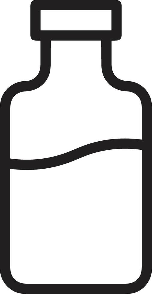 Bottle drink icon symbol image. Illustration of the drink water bottle glass design image vector
