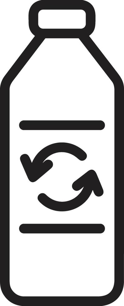 Bottle drink icon symbol image. Illustration of the drink water bottle glass design image vector