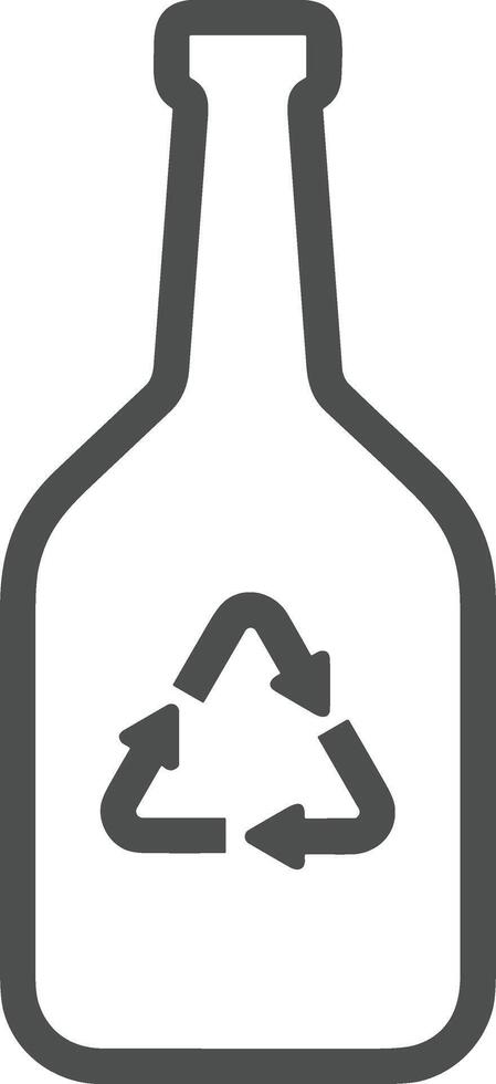 Bottle drink icon symbol image. Illustration of the drink water bottle glass design image vector