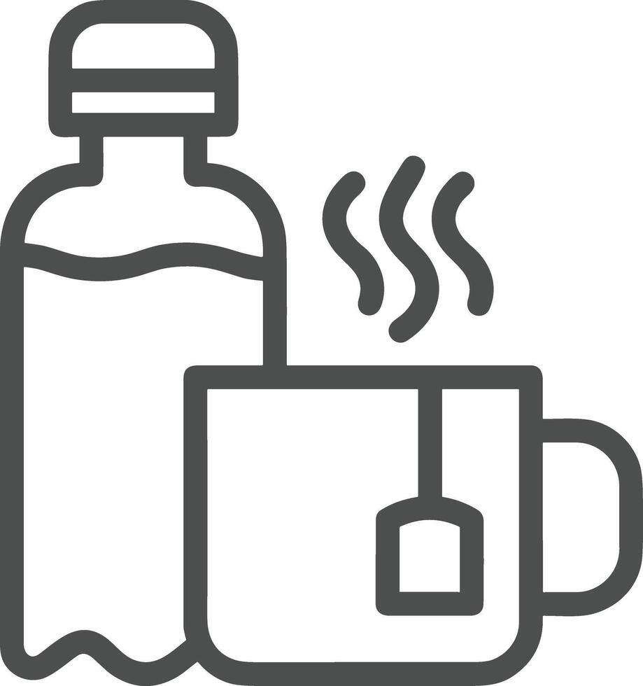 Bottle drink icon symbol image. Illustration of the drink water bottle glass design image vector