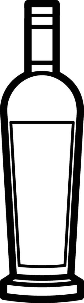 Bottle drink icon symbol image. Illustration of the drink water bottle glass design image vector