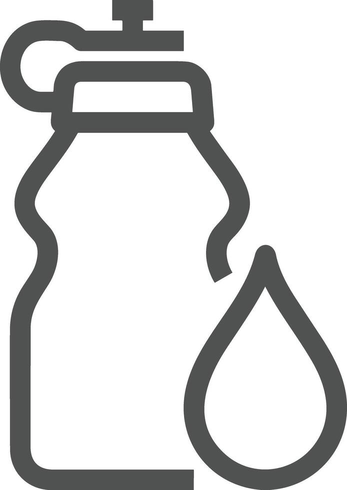 Bottle drink icon symbol image. Illustration of the drink water bottle glass design image vector