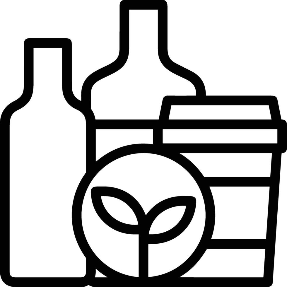 Bottle drink icon symbol image. Illustration of the drink water bottle glass design image vector
