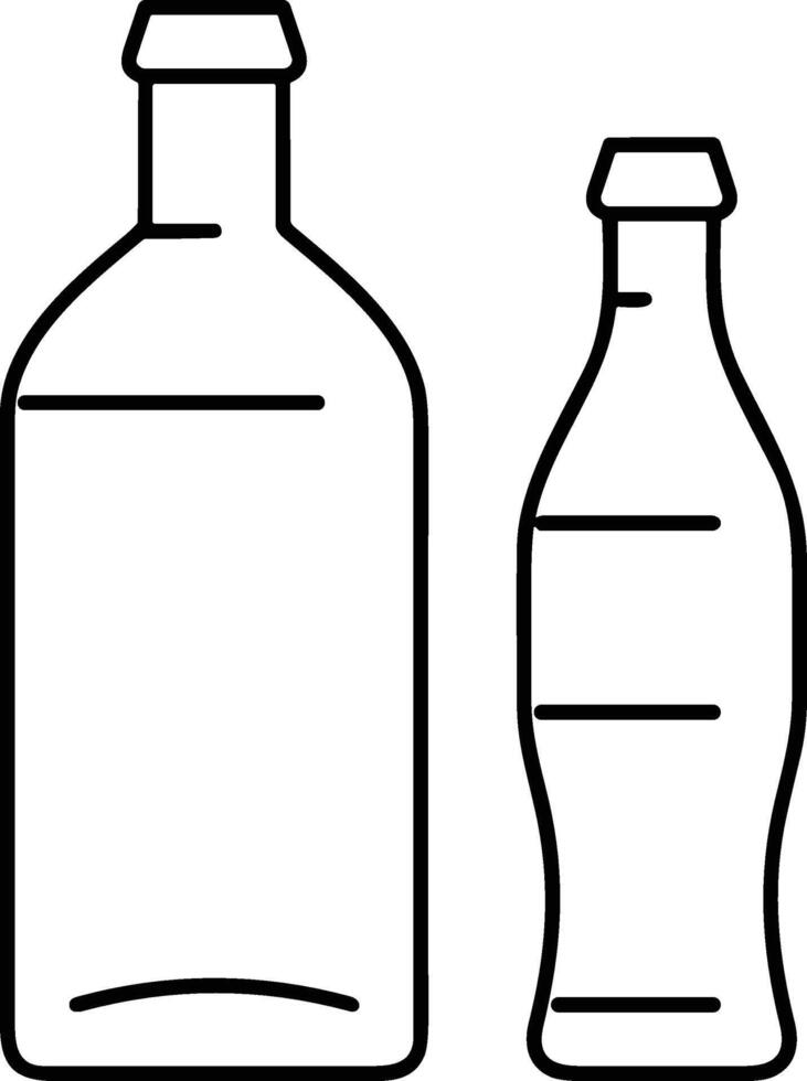 Bottle drink icon symbol image. Illustration of the drink water bottle glass design image vector