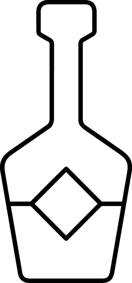 Bottle drink icon symbol image. Illustration of the drink water bottle glass design image vector