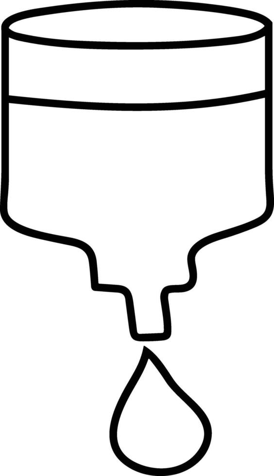 Bottle drink icon symbol image. Illustration of the drink water bottle glass design image vector