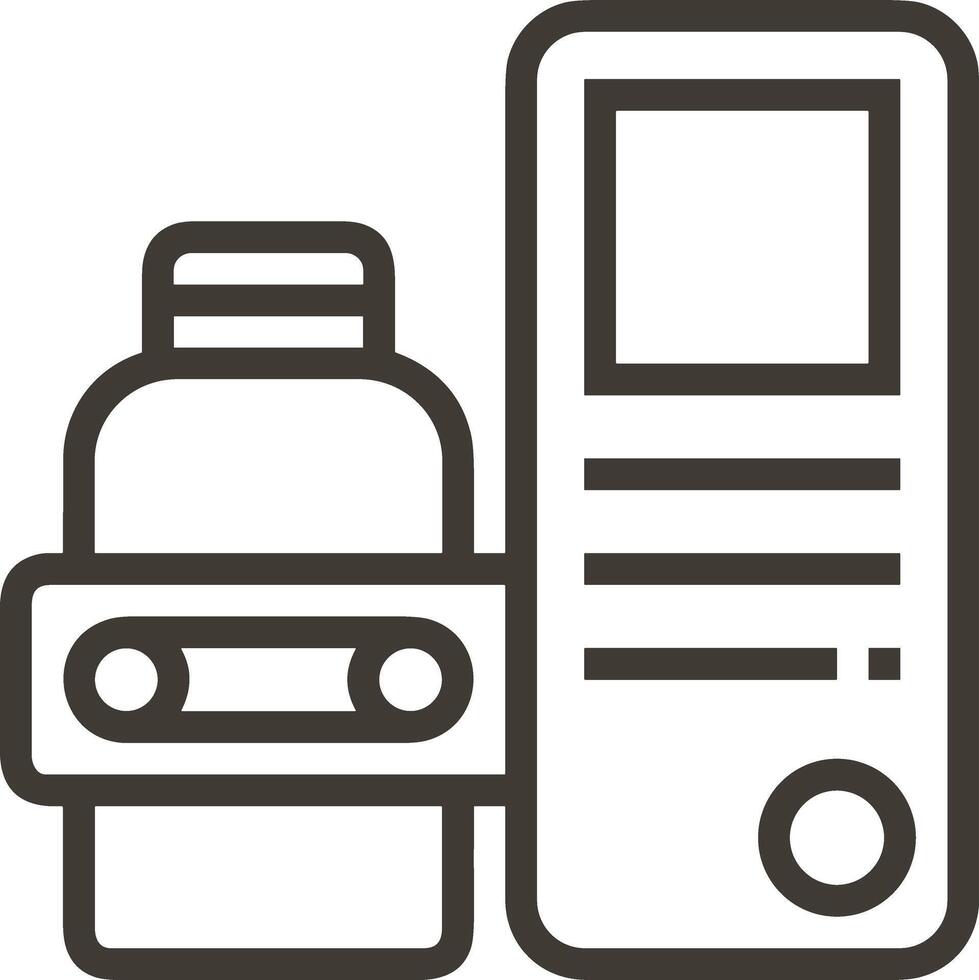 Bottle drink icon symbol image. Illustration of the drink water bottle glass design image vector