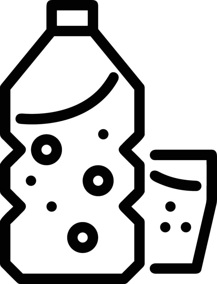 Bottle drink icon symbol image. Illustration of the drink water bottle glass design image vector
