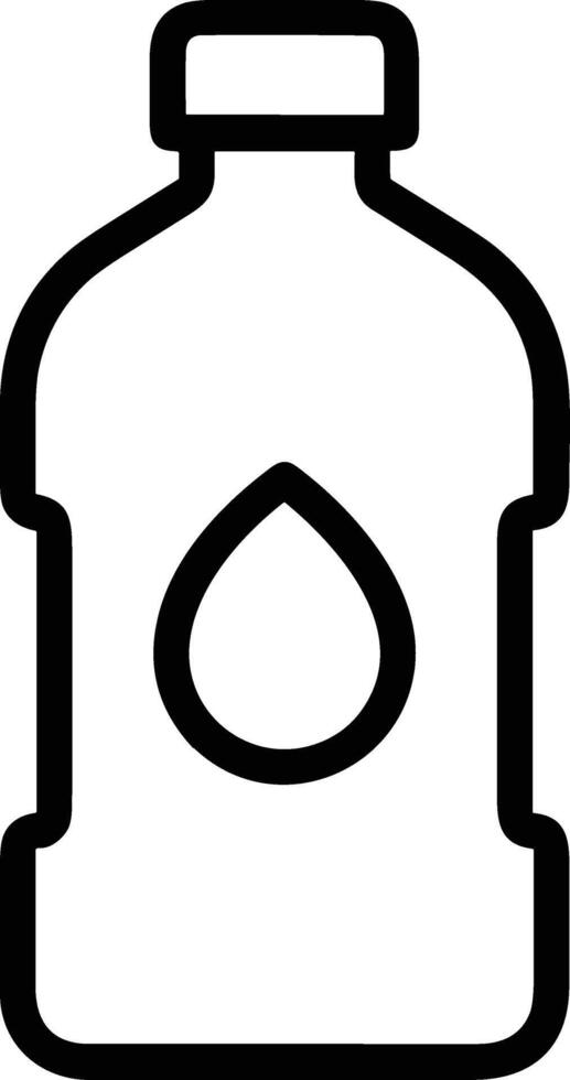 Bottle drink icon symbol image. Illustration of the drink water bottle glass design image vector