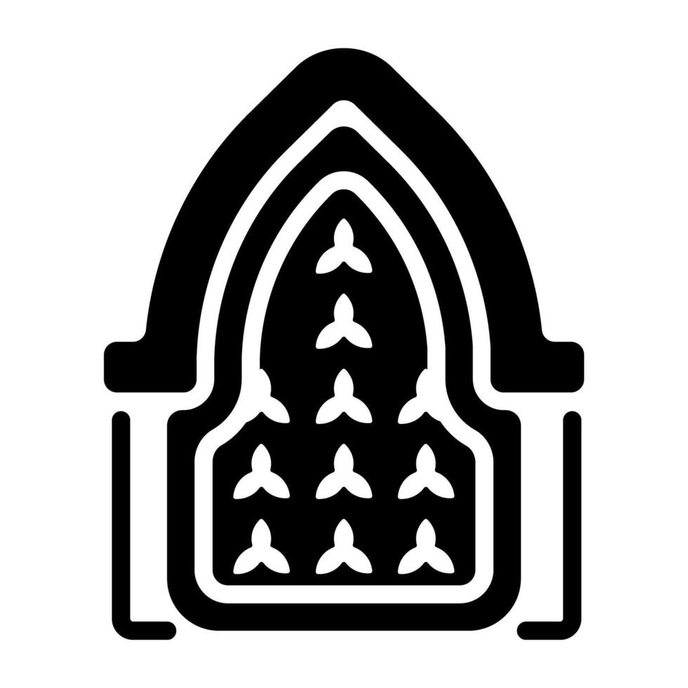 Trendy Cathedral Window vector