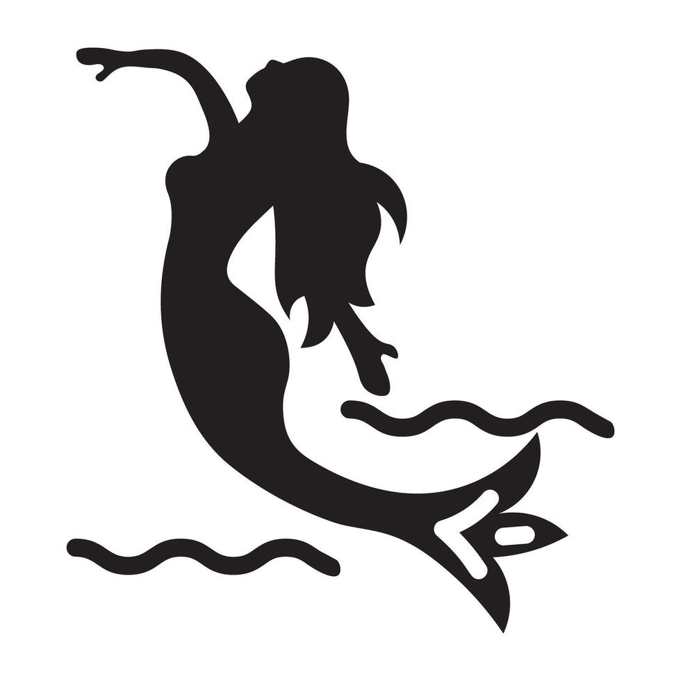 Trendy Siren Woman vector