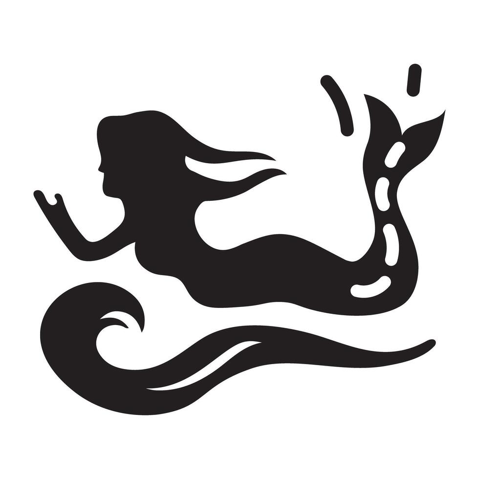 Trendy Ocean Nymph vector