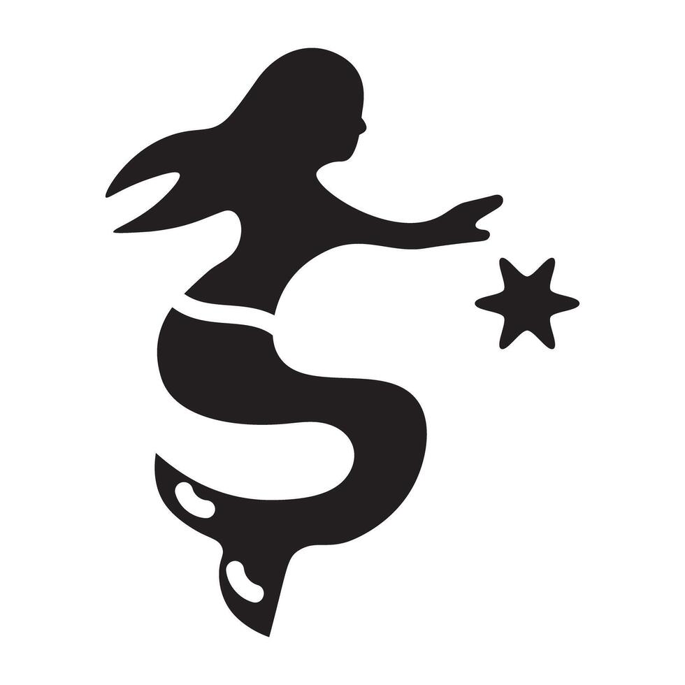 Trendy Mermaid Character vector