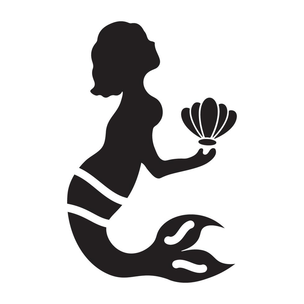 Trendy Ocean Nymph vector