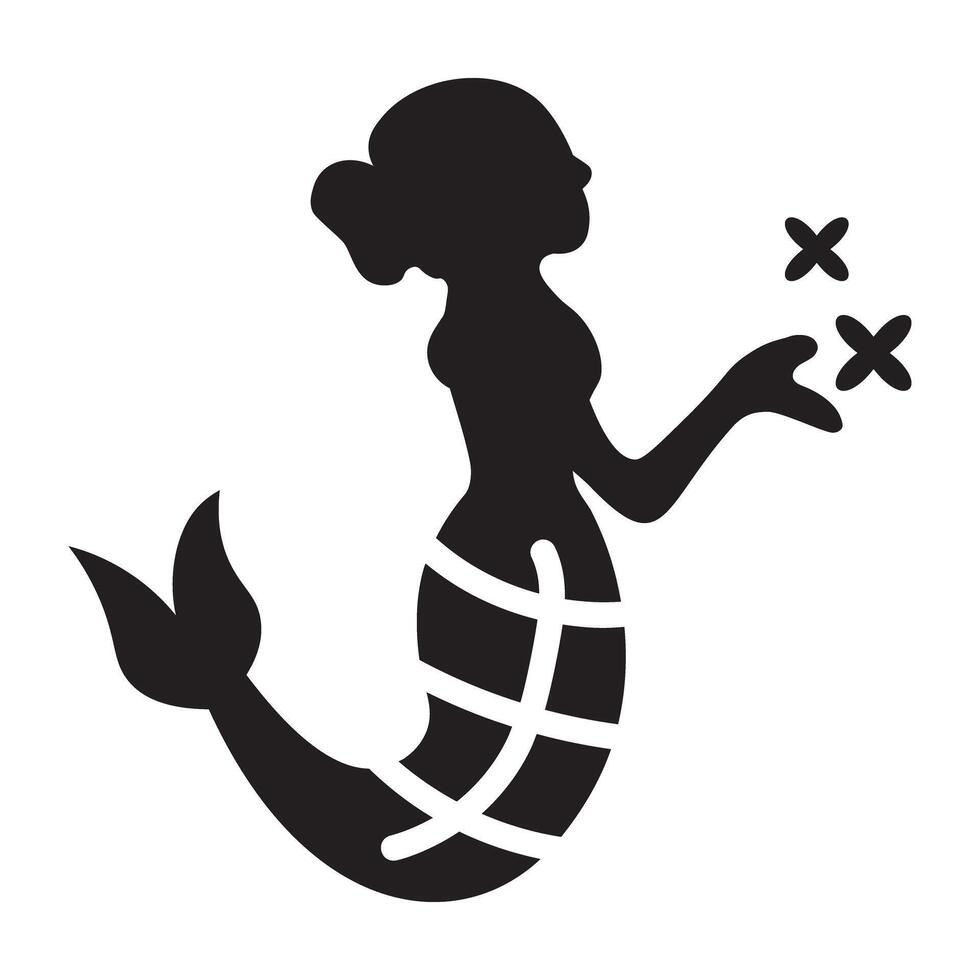 Trendy Mermaid Concepts vector